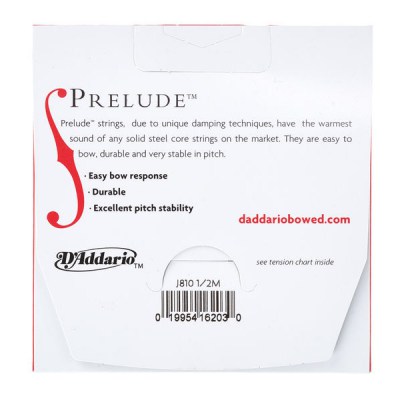 Daddario J810-1/2M Prelude Violin 1/2
