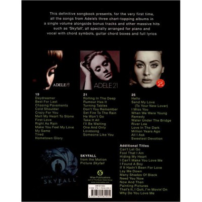 Wise Publications Adele: The Complete Collection