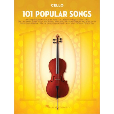 Hal Leonard 101 Popular Songs Cello