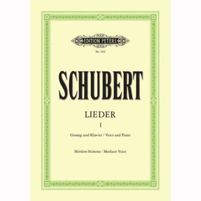Edition Peters Schubert Lieder 1 Mittel
