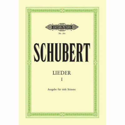 Edition Peters Schubert Lieder 1 Tief