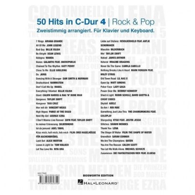 Bosworth 50 Hits in C-Dur Rock & Pop 4