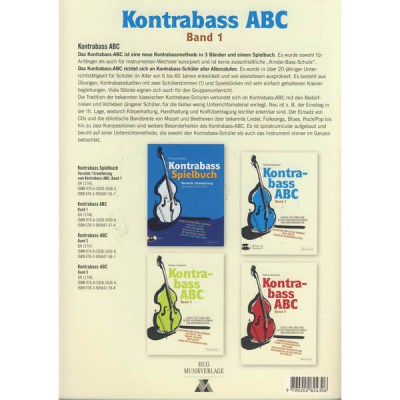 Edition Hug Kontrabass ABC 1 Schule