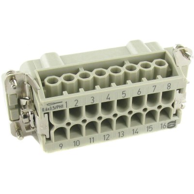 Harting 16pin Male Multipin chassis