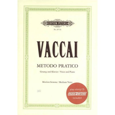 C.F. Peters Vaccai Metodo Canto Medium