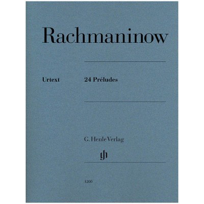 Henle Verlag Rachmaninow 24 Preludes