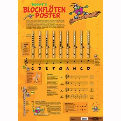 Voggenreiter Blockflöten-Poster